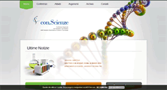 Desktop Screenshot of conscienze.it